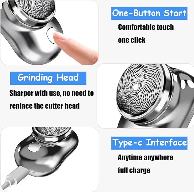 Mini Portable Electric Shaver — Travel-Ready Trim Anywhere