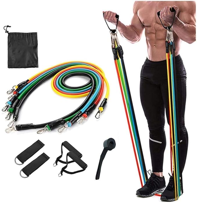 5-Piece Resistance Band Set — Full Home Gym in a Bag