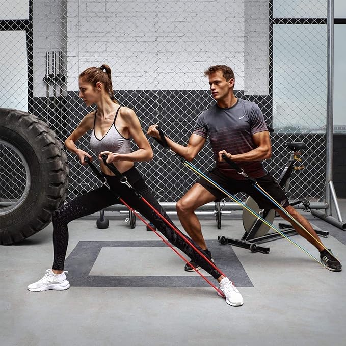 5-Piece Resistance Band Set — Full Home Gym in a Bag