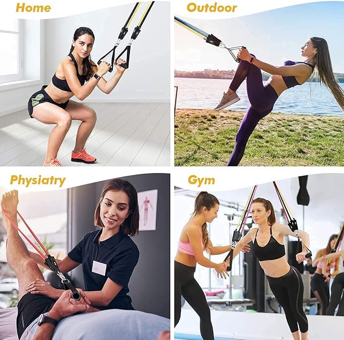 5-Piece Resistance Band Set — Full Home Gym in a Bag