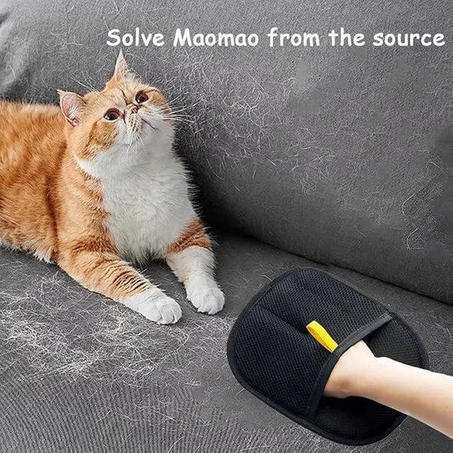 Pet Hair Removal Gloves — Grooming That Feels Like Petting
