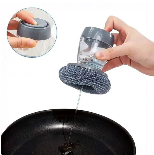 2-in-1 Soap Dispensing Brush — No More Refilling Mid-Scrub (Pack of 2)