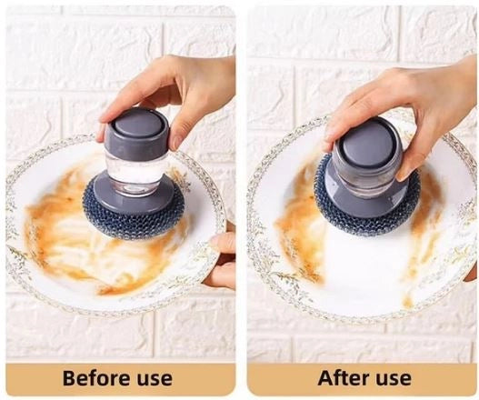 2-in-1 Soap Dispensing Brush — No More Refilling Mid-Scrub (Pack of 2)