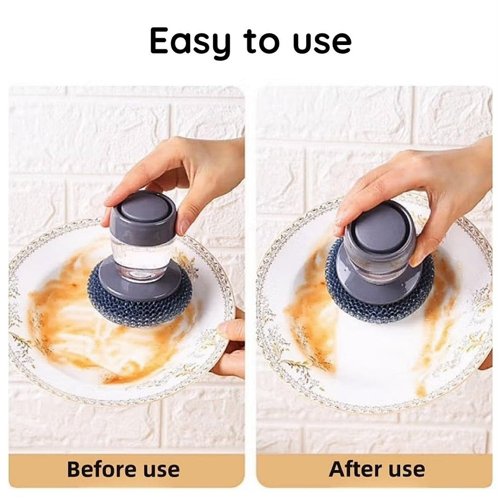 2-in-1 Soap Dispensing Brush — No More Refilling Mid-Scrub (Pack of 2)